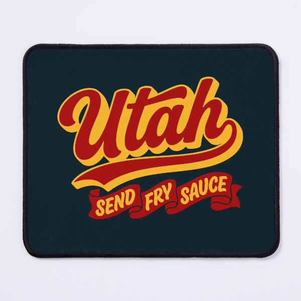 Item preview, Retro Utah Pride: The Send Fry Sauce Script Logo designed and sold by Cozy-Old-Pub.