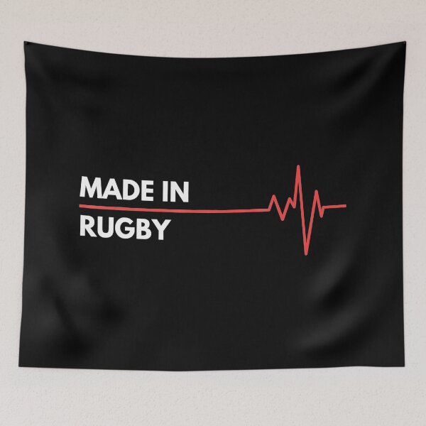 Item preview, Made in Rugby Heartbeat Line Sports Pride designed and sold by GabrieSketcham.