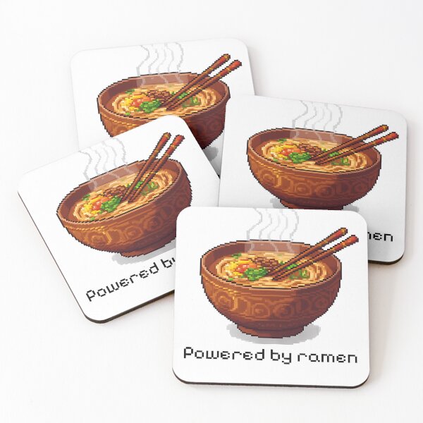 Item preview, Cute 8‑Bit Ramen Bowl Design designed and sold by BitPlease.