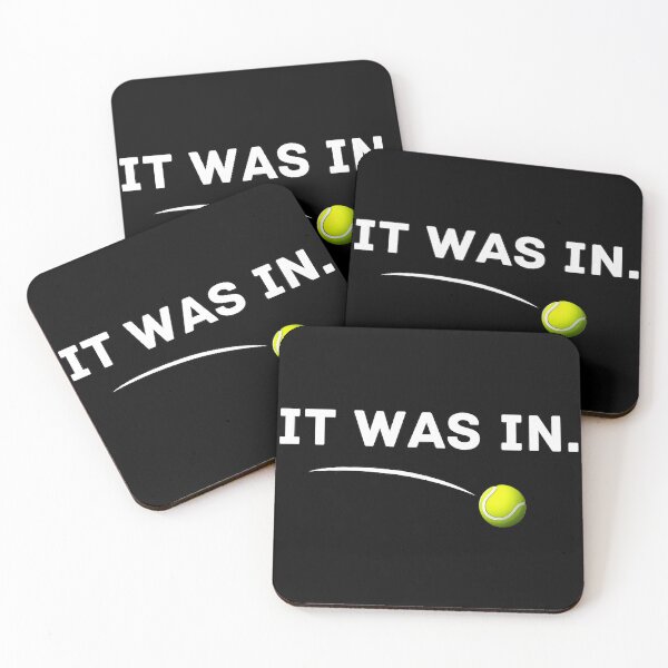 Item preview, It Was In Tennis Funny Line Call Minimal  designed and sold by WayTBeenkenArt.