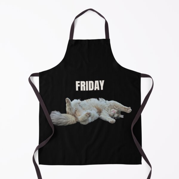Item preview, Friday Mood Cat – Lazy Relaxed Weekend Vibes designed and sold by MB-CatPrints.