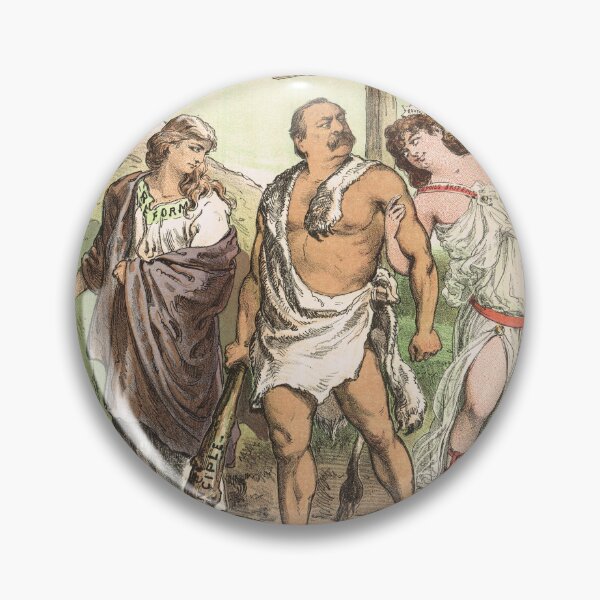 Item preview, Grover Cleveland as Hercules, 1885 designed and sold by artfromthepast.