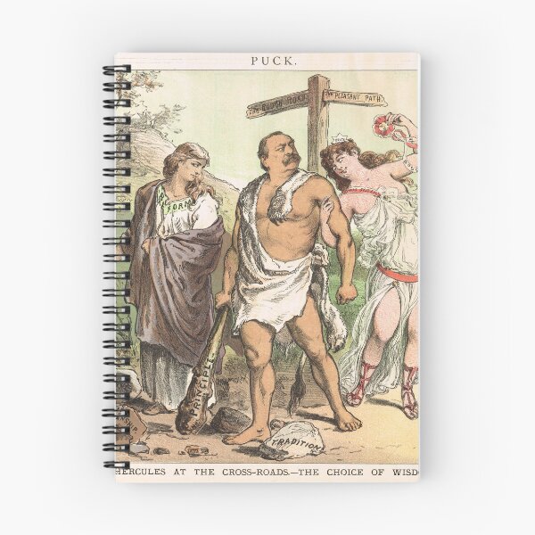 Item preview, Grover Cleveland as Hercules, 1885 designed and sold by artfromthepast.