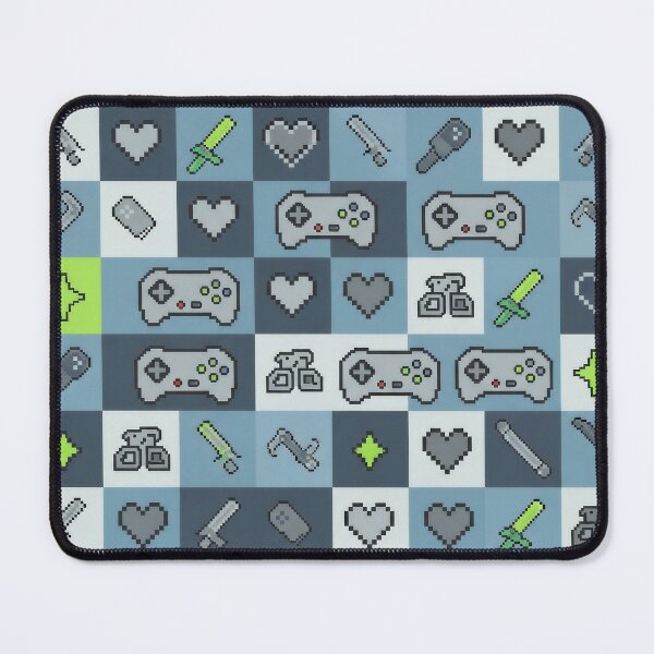 Item preview, Gamer Heart & Sword Tile Print designed and sold by Majorprint.