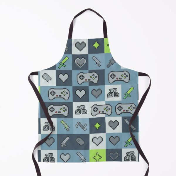 Item preview, Gamer Heart & Sword Tile Print designed and sold by Majorprint.