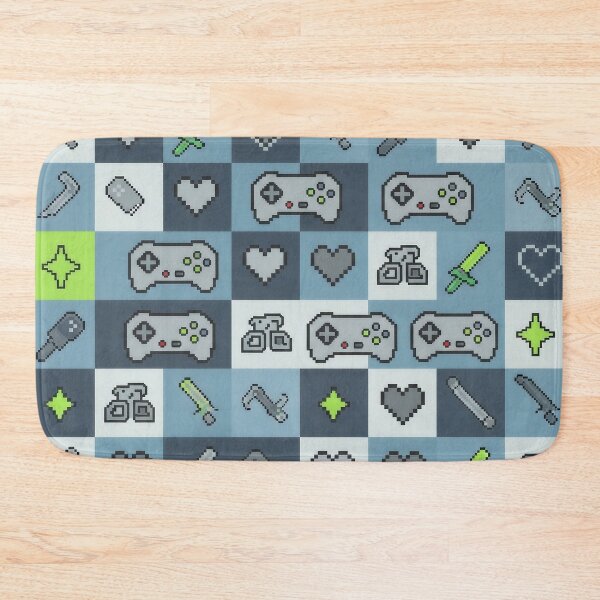 Item preview, Gamer Heart & Sword Tile Print designed and sold by Majorprint.