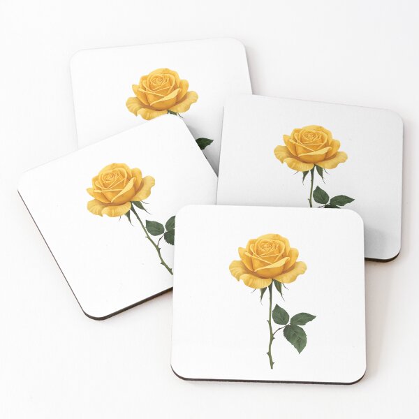 Item preview, Yellow rose watercolor designed and sold by uunaa.