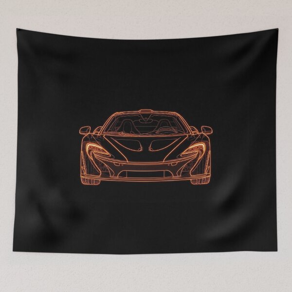 Item preview, Modern Exotic Mid-Engine Hybrid Supercar Neon designed and sold by KeremYurtseven.