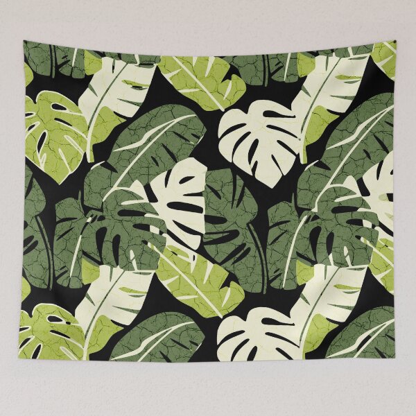 Item preview, Tropical Monstera & Banana Leaf Pattern designed and sold by Gear Camel.