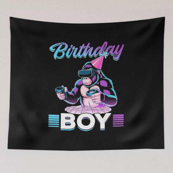 Item preview, Birthday Boy Gamer VR Party Retro Neon Celebration designed and sold by FGTV2021.