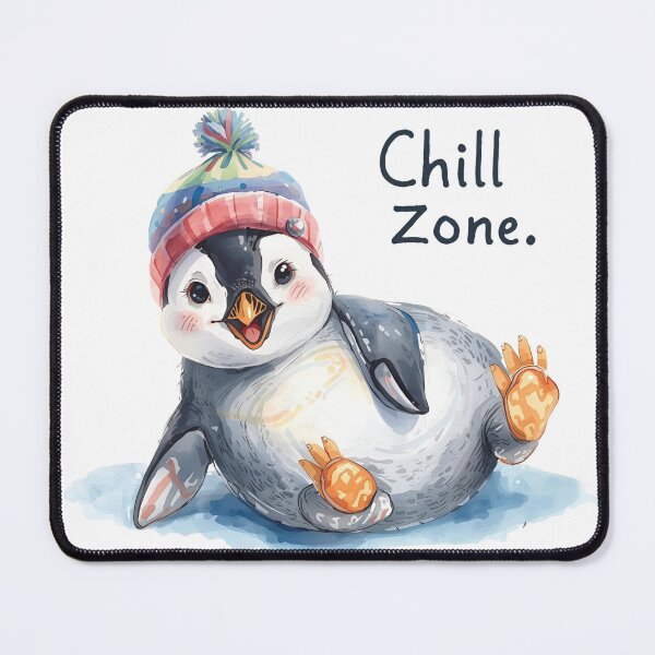 Item preview, Cute Penguin Chill Zone – Kawaii Winter Animal Sticker | Cozy Aesthetic Design designed and sold by LuxurySarahh.