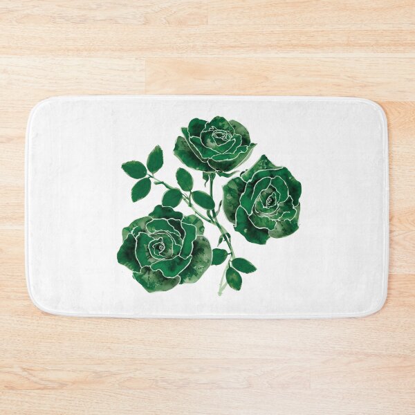 Item preview, Green roses watercolor designed and sold by uunaa.