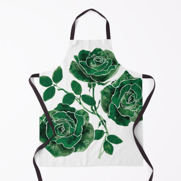 Item preview, Green roses watercolor designed and sold by uunaa.