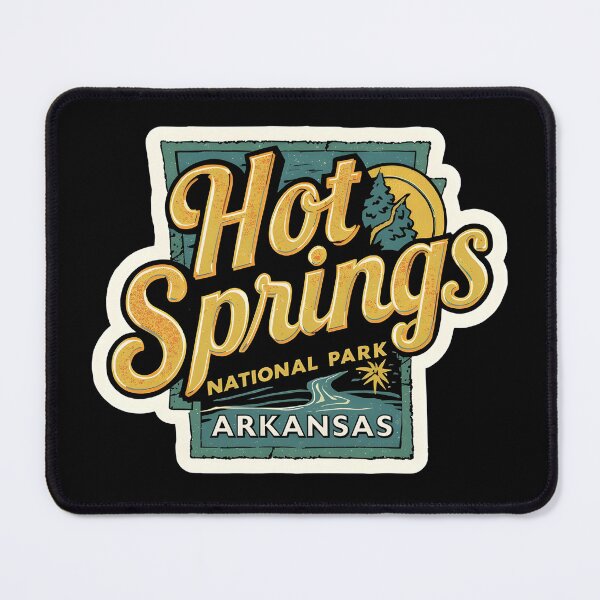 Item preview, Hot Springs National Park - Arkansas  designed and sold by StudioRedKoala.