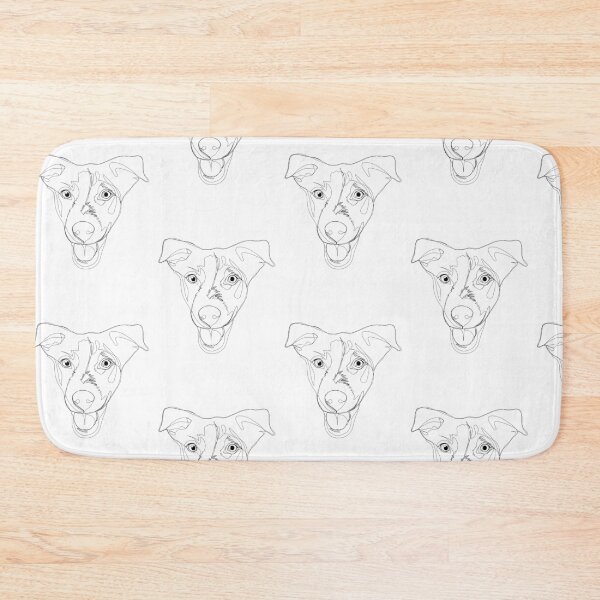 Item preview, J for Jack Russell Terrier part of A to Z Alphabet Line Art Series designed and sold by Mauras-Designs.