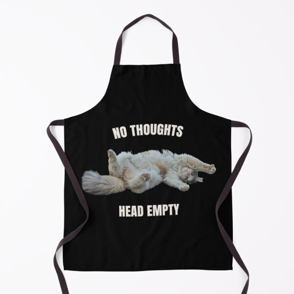 Item preview, No Thoughts Head Empty Cat – Funny Meme Cat Design designed and sold by MB-CatPrints.