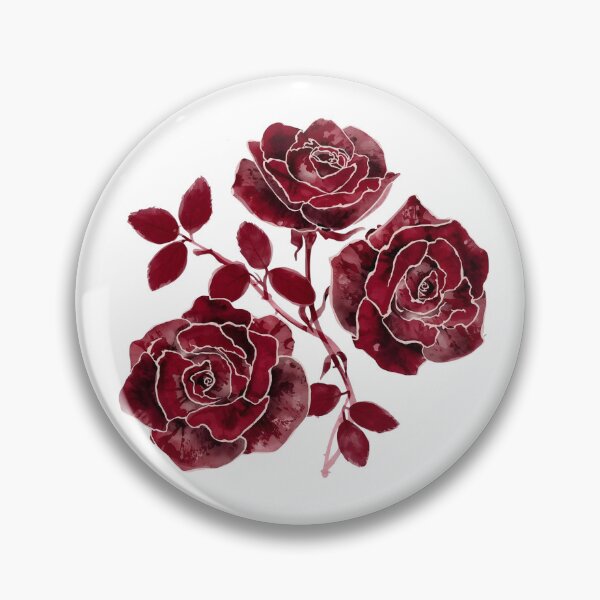 Item preview, Red roses watercolor designed and sold by uunaa.