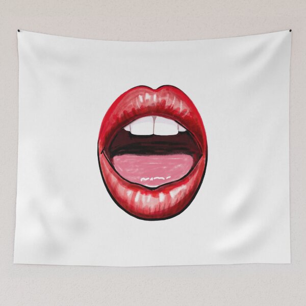Item preview, red lips  designed and sold by Nata-pattern.