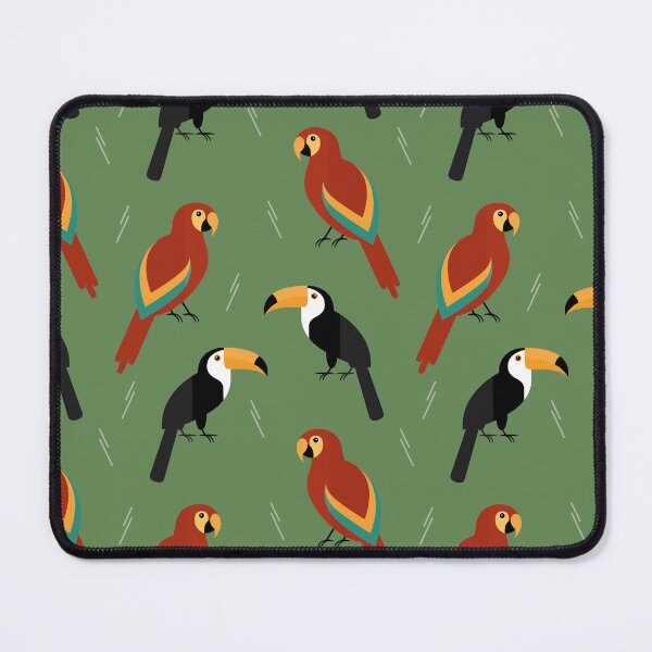 Item preview, Jungle birds on green designed and sold by reneesillus.