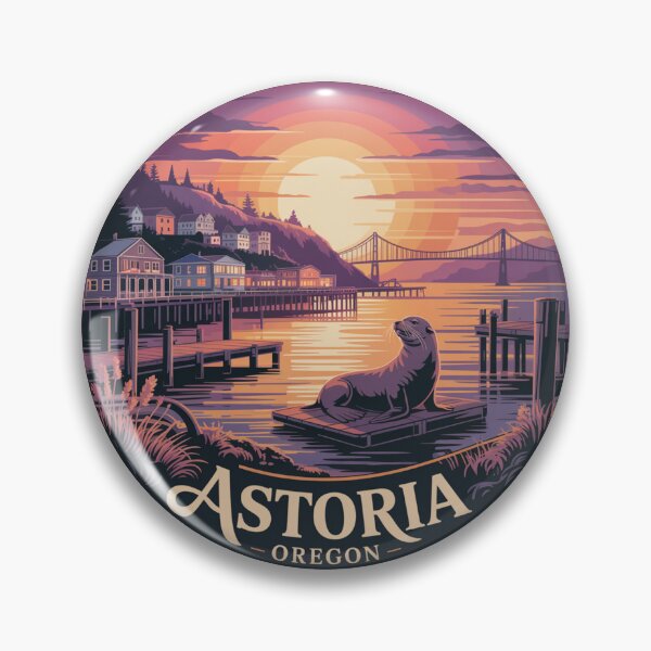 Item preview, Astoria Oregon: Sunset Sea Lion designed and sold by CircinusStore.