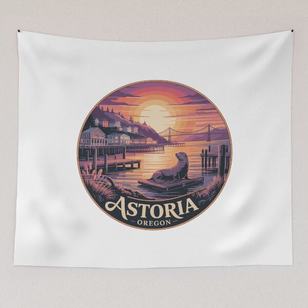 Item preview, Astoria Oregon: Sunset Sea Lion designed and sold by CircinusStore.