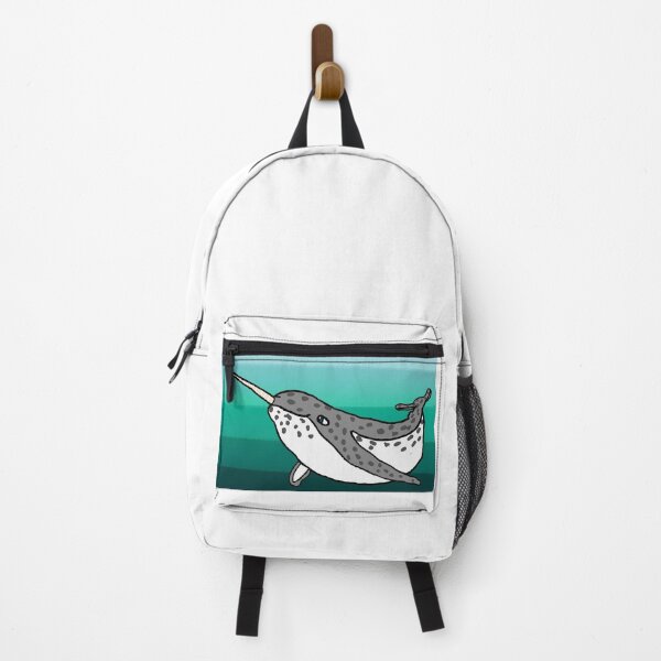 Item preview, Tusk in the Tide Amazing Gray Narwhal designed and sold by icedragonart77.