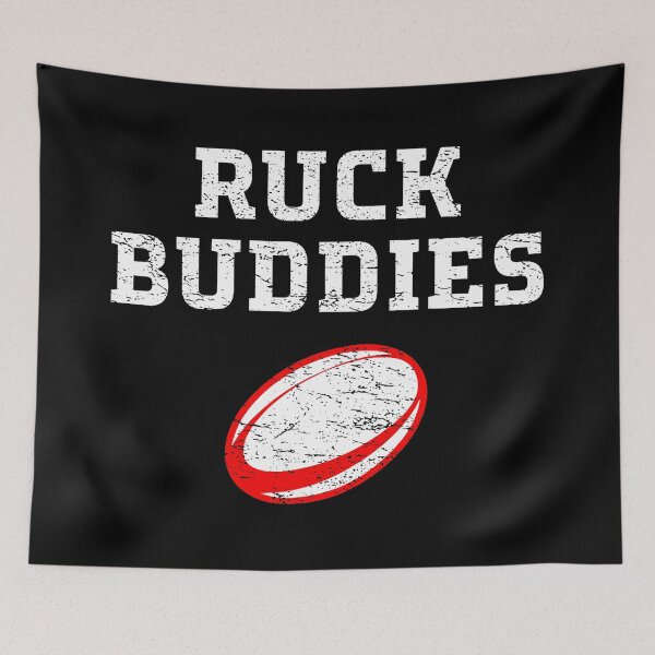 Item preview, Ruck Buddies Rugby Funny Team Quote designed and sold by GabrieSketcham.