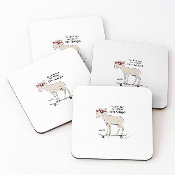 Item preview, Saiga funny animal No, I'm not an alien. I'm Saiga   designed and sold by Fixelgraphic.