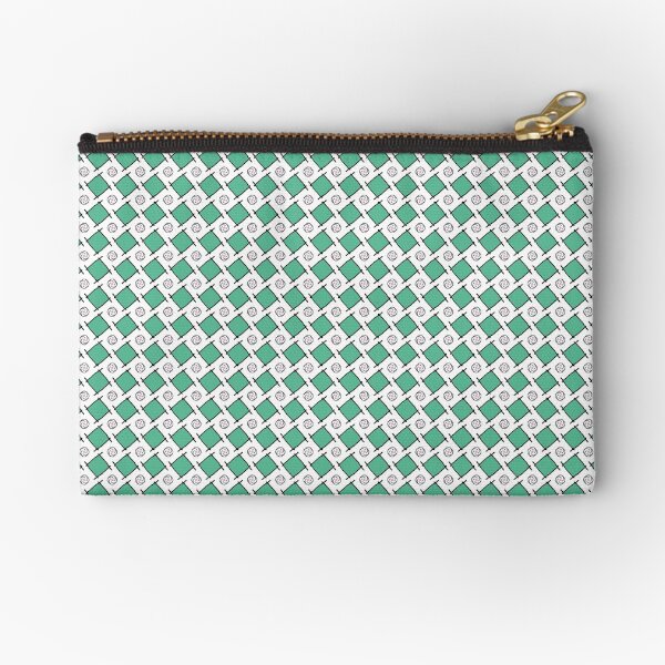 Motif "Petits carrés verts" Pochette