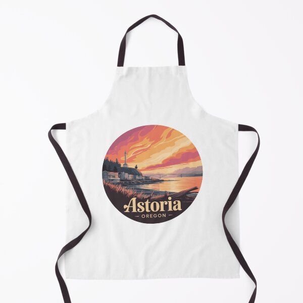 Item preview, Astoria Oregon: Retro Sunset Coastal designed and sold by CircinusStore.