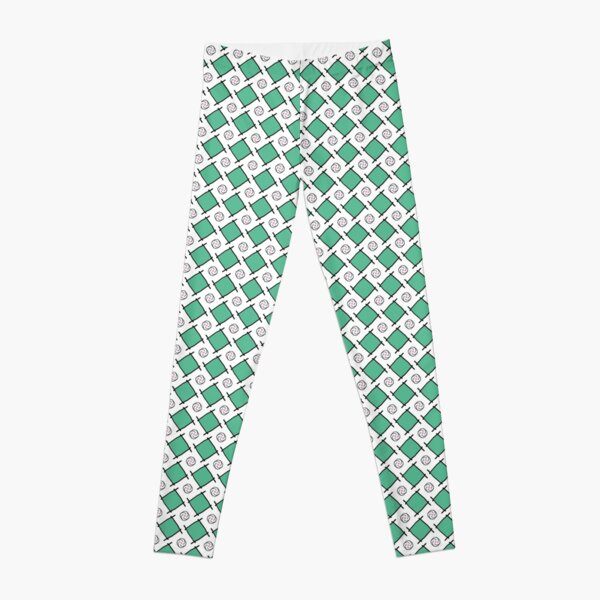 Motif "Petits carrés verts" Legging