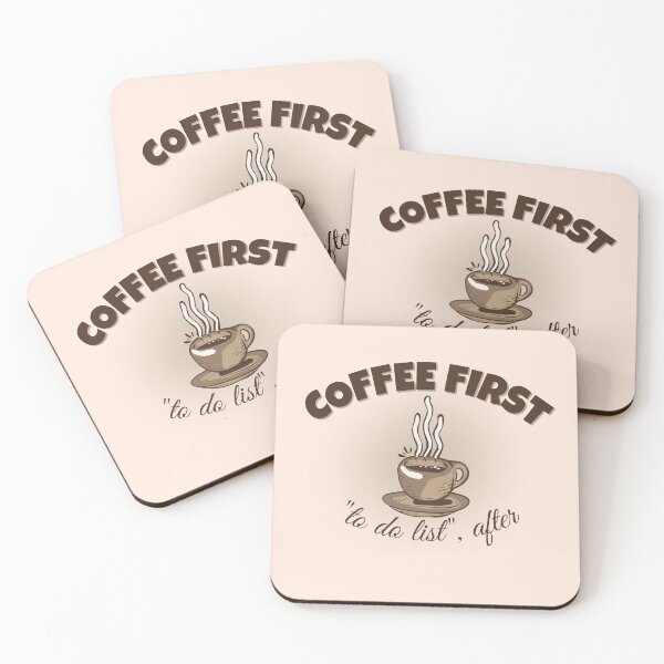 Item preview, Coffee First To Do List After Funny Coffee Lover Design designed and sold by DesignsVault.