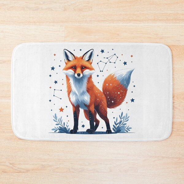 Item preview, fox standing with stars designed and sold by AnnaHolyph.