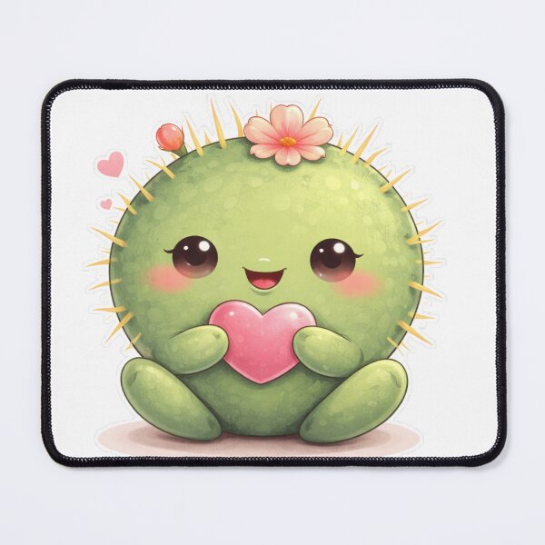 Item preview, Cute Cactus With Heart Kawaii Love Plant Design designed and sold by Sadia Jannat.