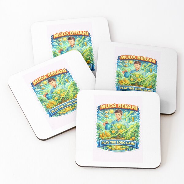 Item preview, Muda Berani Play The Long Game Sticker – Long Term Investing, Patience Investor, Wealth Building Mindset, Financial Growth Motivation designed and sold by Wander Pop Studio.