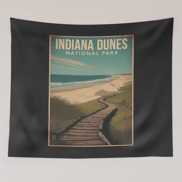 Item preview, Indiana Dunes National Park - Indiana  designed and sold by GoodOldVintage.