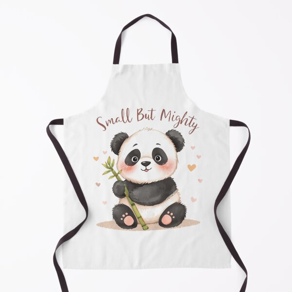 Item preview, Cute Panda Small But Mighty – Kawaii Animal Sticker | Motivational Cute Design designed and sold by LuxurySarahh.