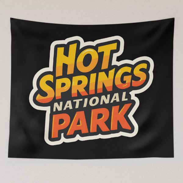 Item preview, Hot Springs National Park - Arkansas  designed and sold by StudioRedKoala.