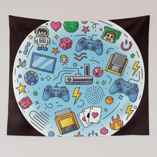 Item preview, Ultimate Gaming World Doodle designed and sold by Majorprint.