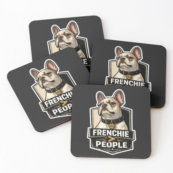Item preview, Frenchie Over People – Funny French Bulldog Attitude Design designed and sold by Frenchie Fever.