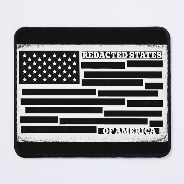 Item preview, Redacted States of America Epstein Files Anti Trump Document Censored File USA Flag designed and sold by wtfbba.