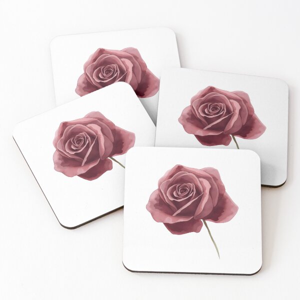 Item preview, Pink rose watercolor designed and sold by uunaa.