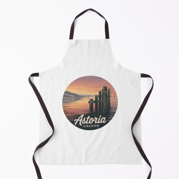 Item preview, Astoria Oregon: Sunset Dockside Waterfront Badge designed and sold by CircinusStore.