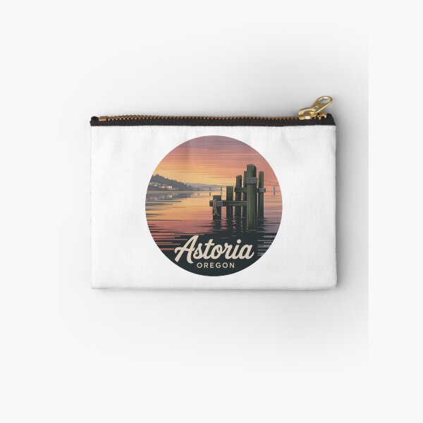 Item preview, Astoria Oregon: Sunset Dockside Waterfront Badge designed and sold by CircinusStore.