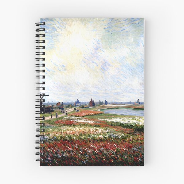 Item preview, Windmills Beyond a Sea of Blossoms designed and sold by artdesignsnow.