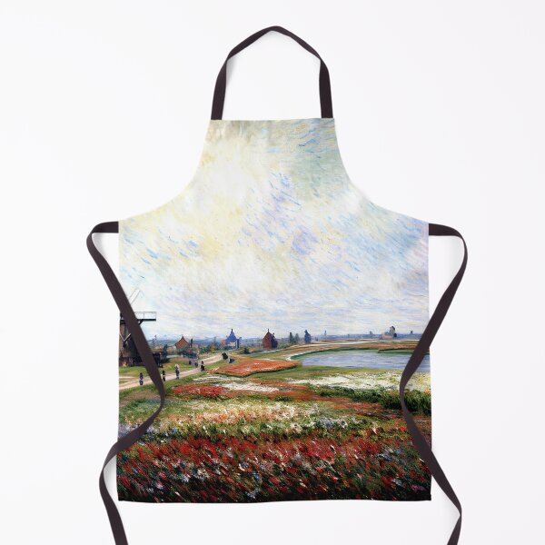 Item preview, Windmills Beyond a Sea of Blossoms designed and sold by artdesignsnow.