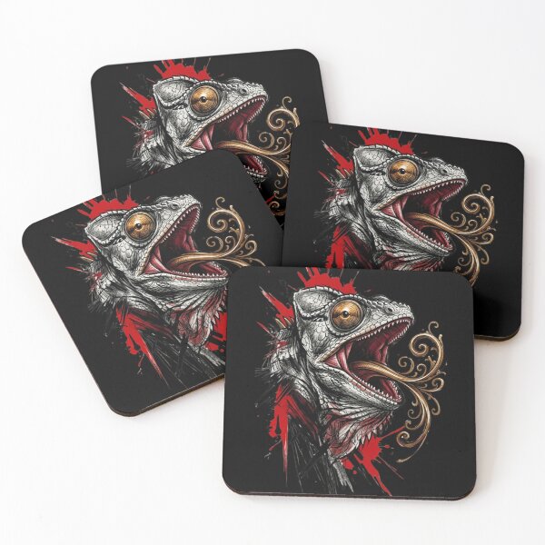 Item preview, Iguana with Vivid Energy designed and sold by LittleLoopArt.