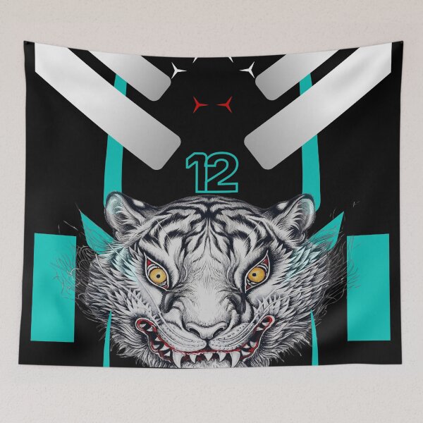 Item preview, Kimi Antonelli 12 Japanese GP 2026 F1 Special Merc Livery designed and sold by Pink Polar F1.