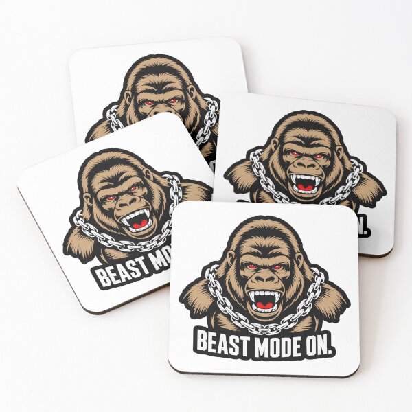 Item preview, Beast Mode On Gorilla Fitness designed and sold by Visual_Vibezzz.