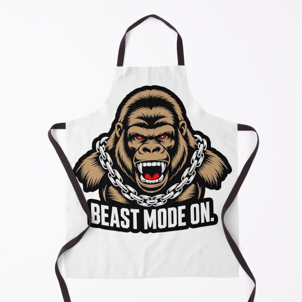 Item preview, Beast Mode On Gorilla Fitness designed and sold by Visual_Vibezzz.